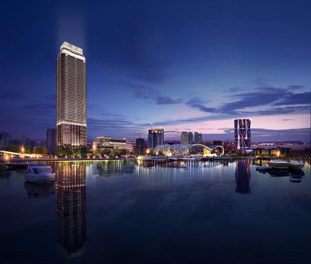 Отель Intercontinental Kaohsiung By Ihg Экстерьер фото The complex at night